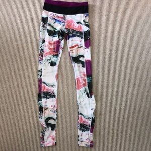 Multi color lulu lemon leggings